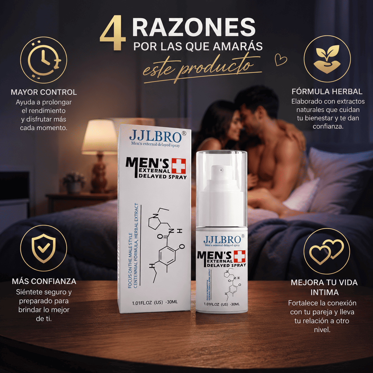 AlphaControl™ - Spray de Máxima Duración y Control Total para hombres