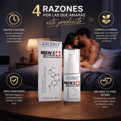 AlphaControl™ - Spray de Máxima Duración y Control Total para hombres