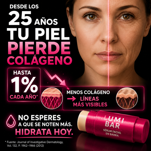 LumiBar — Piel radiante desde el primer uso