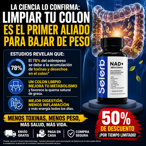 SELERB NAD+ MEN’S - Tu Rendimiento de Vuelta