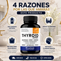Soporte Tiroideo para Energía y equilibrio metabolico - Thyroid 70 caps