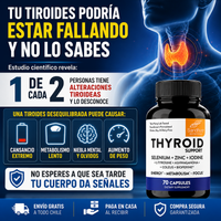 Soporte Tiroideo para Energía y equilibrio metabolico - Thyroid 70 caps