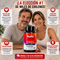 MegaRed  - Corazón, cerebro, visión y movilidad en una sola fórmula