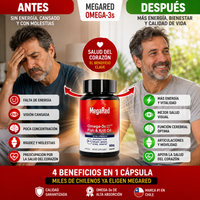 MegaRed  - Corazón, cerebro, visión y movilidad en una sola fórmula