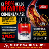 MegaRed  - Corazón, cerebro, visión y movilidad en una sola fórmula