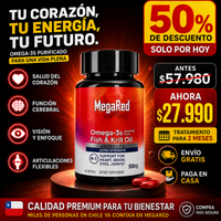 MegaRed  - Corazón, cerebro, visión y movilidad en una sola fórmula