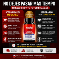 MegaRed  - Corazón, cerebro, visión y movilidad en una sola fórmula