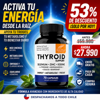 Soporte Tiroideo para Energía y equilibrio metabolico - Thyroid 70 caps