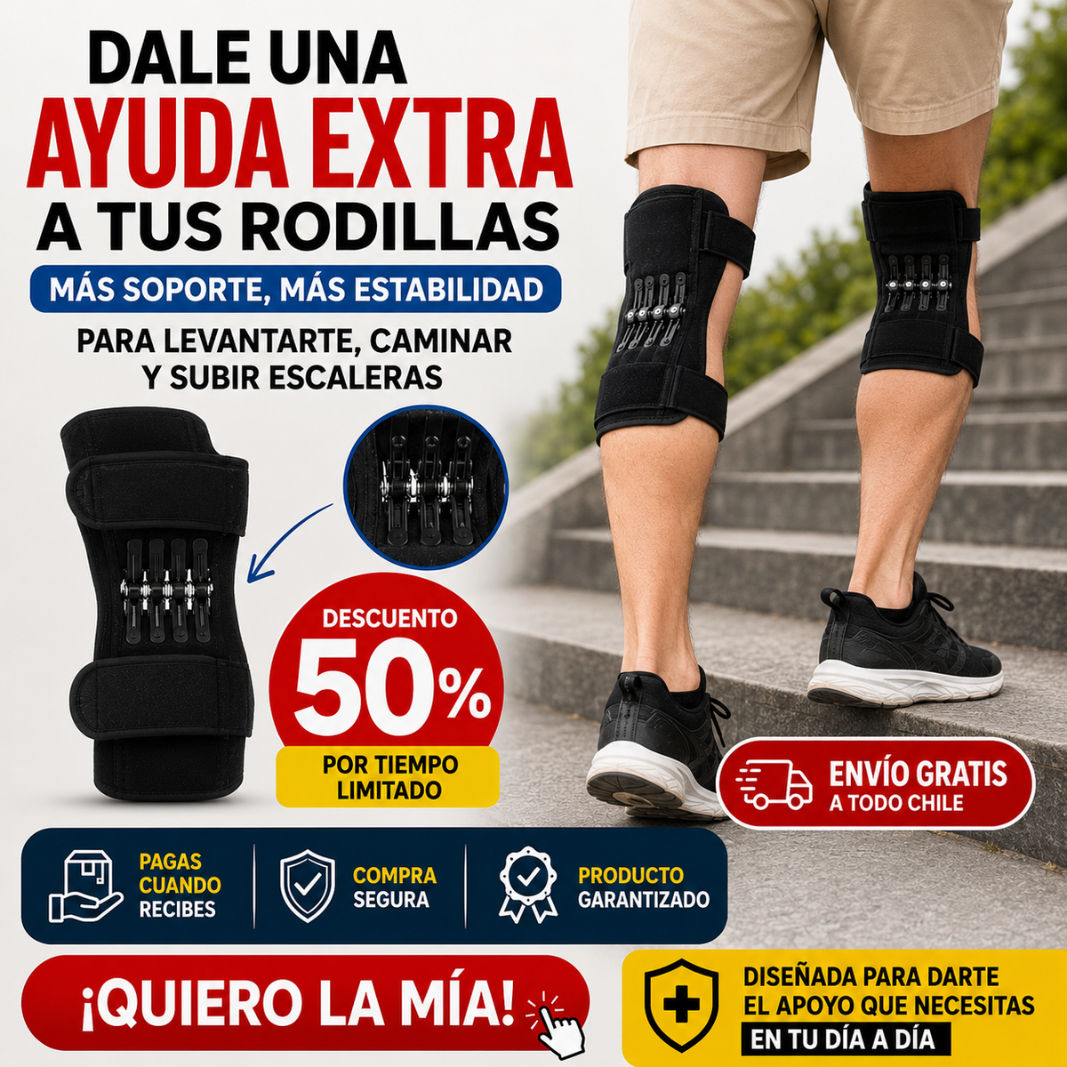 PasoFirme™ Más apoyo para seguir en movimiento.