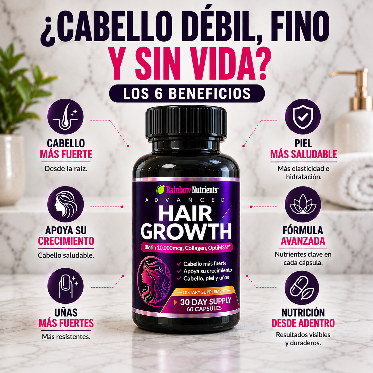 Hair Growth™ — Cabello fuerte desde adentro