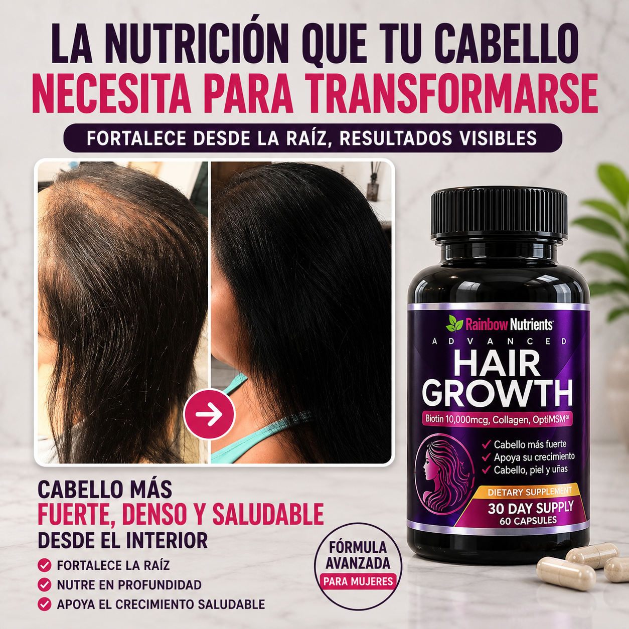 Hair Growth™ — Cabello fuerte desde adentro