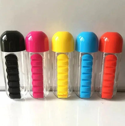 Botella 3 en 1 Pastillero Multifuncional - Twingo