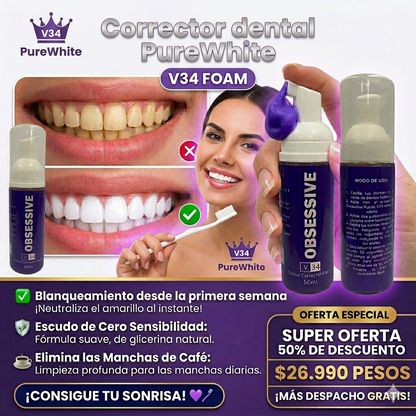 Pasta Dental  Blanqueadora - PureWhite