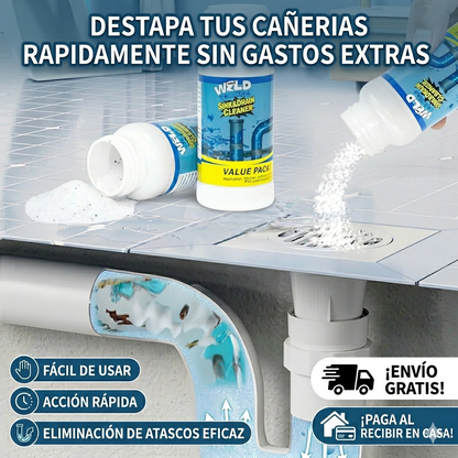 Limpiador de Cañerías - Potente Turbo Drain
