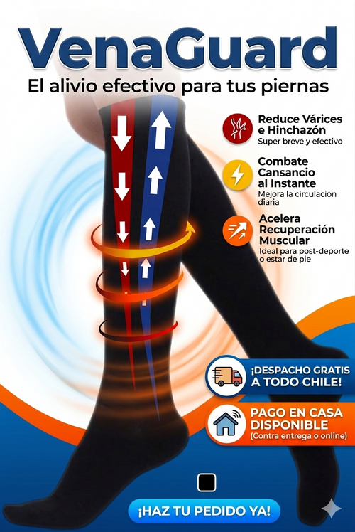 Calcetines de Compresión Unisex- Varices  y pesadez - VenaGuard
