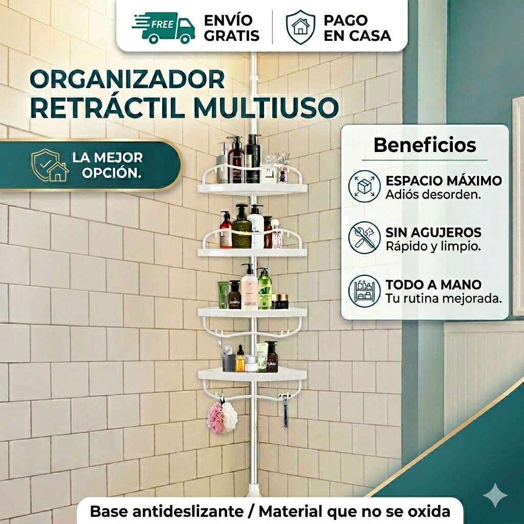 Organizador Esquinero Retractil - Multiuso