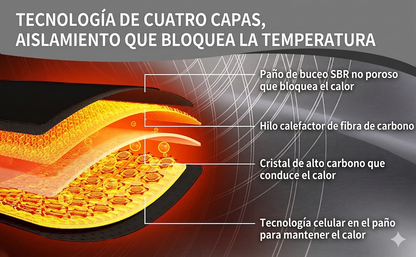 Rodillera Termica BioCalor - 3 en 1