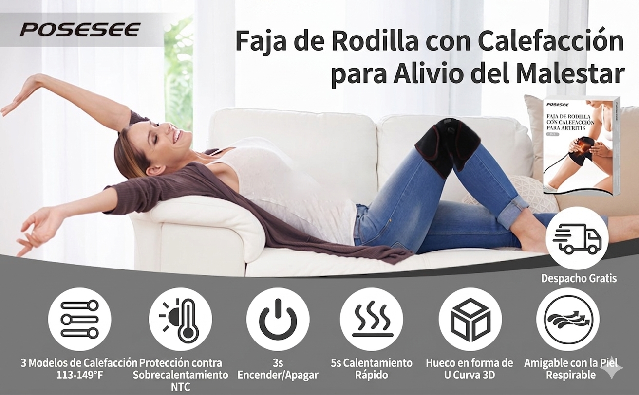 Rodillera Termica BioCalor - 3 en 1