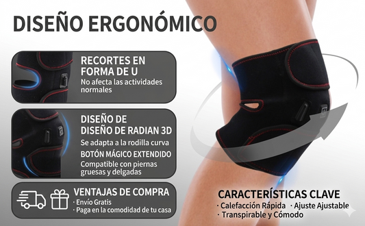 Rodillera Termica BioCalor - 3 en 1