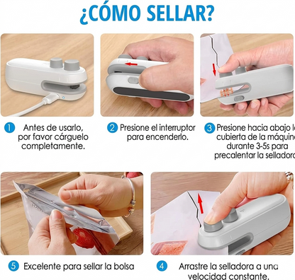 Clip Fresh | Sellador Portátil para Bolsas