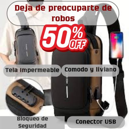 Bolso Mochila Antirrobo