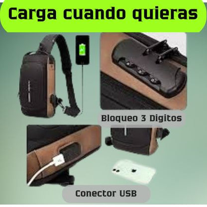 Bolso Mochila Antirrobo