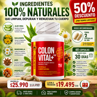 Colon Vital+™ - Bienestar digestivo natural para sentirte más liviano y equilibrado cada día