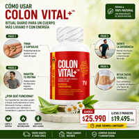 Colon Vital+™ - Bienestar digestivo natural para sentirte más liviano y equilibrado cada día