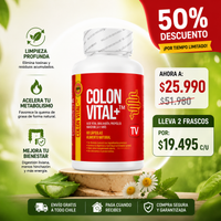 Colon Vital+™ - Bienestar digestivo natural para sentirte más liviano y equilibrado cada día